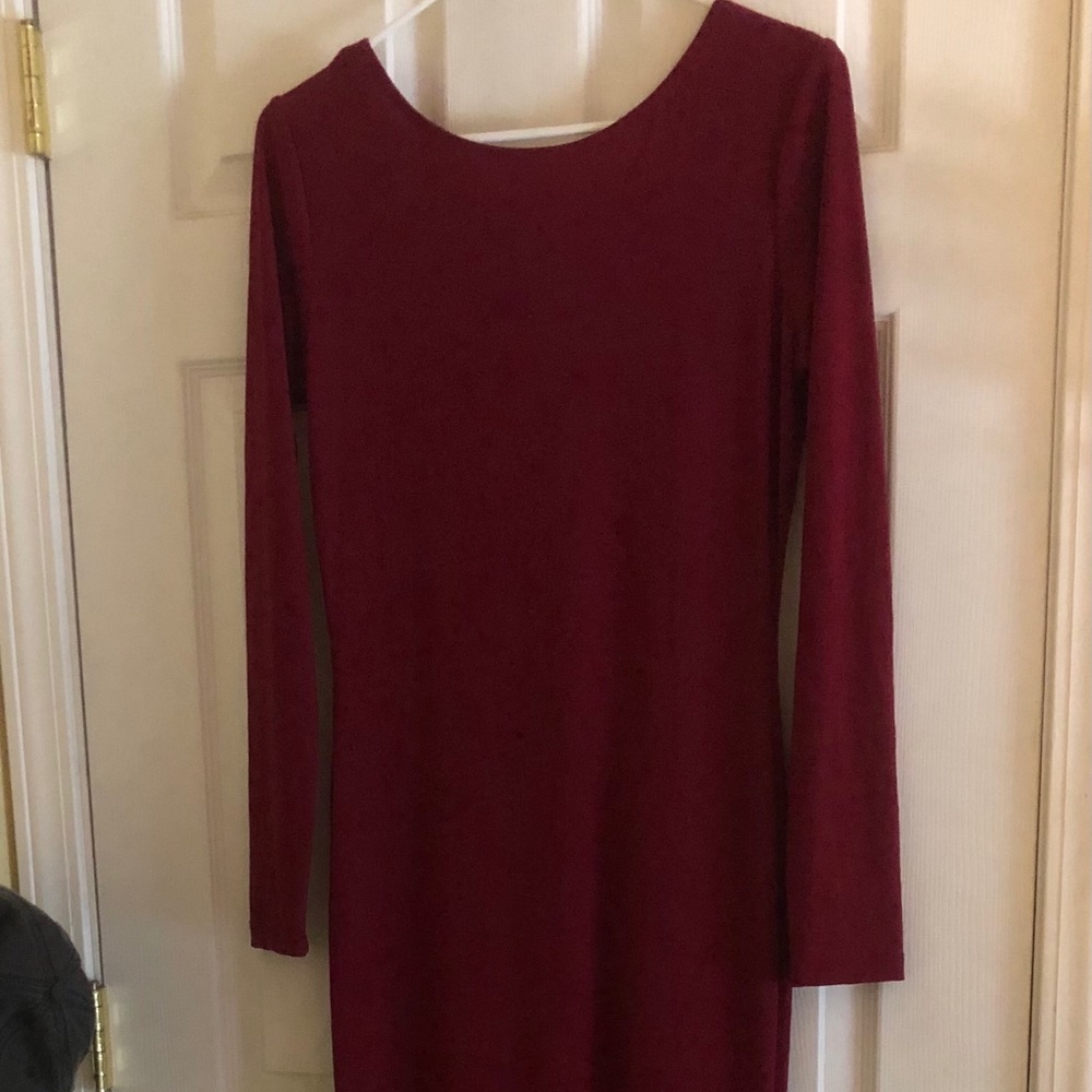 Maroon dress